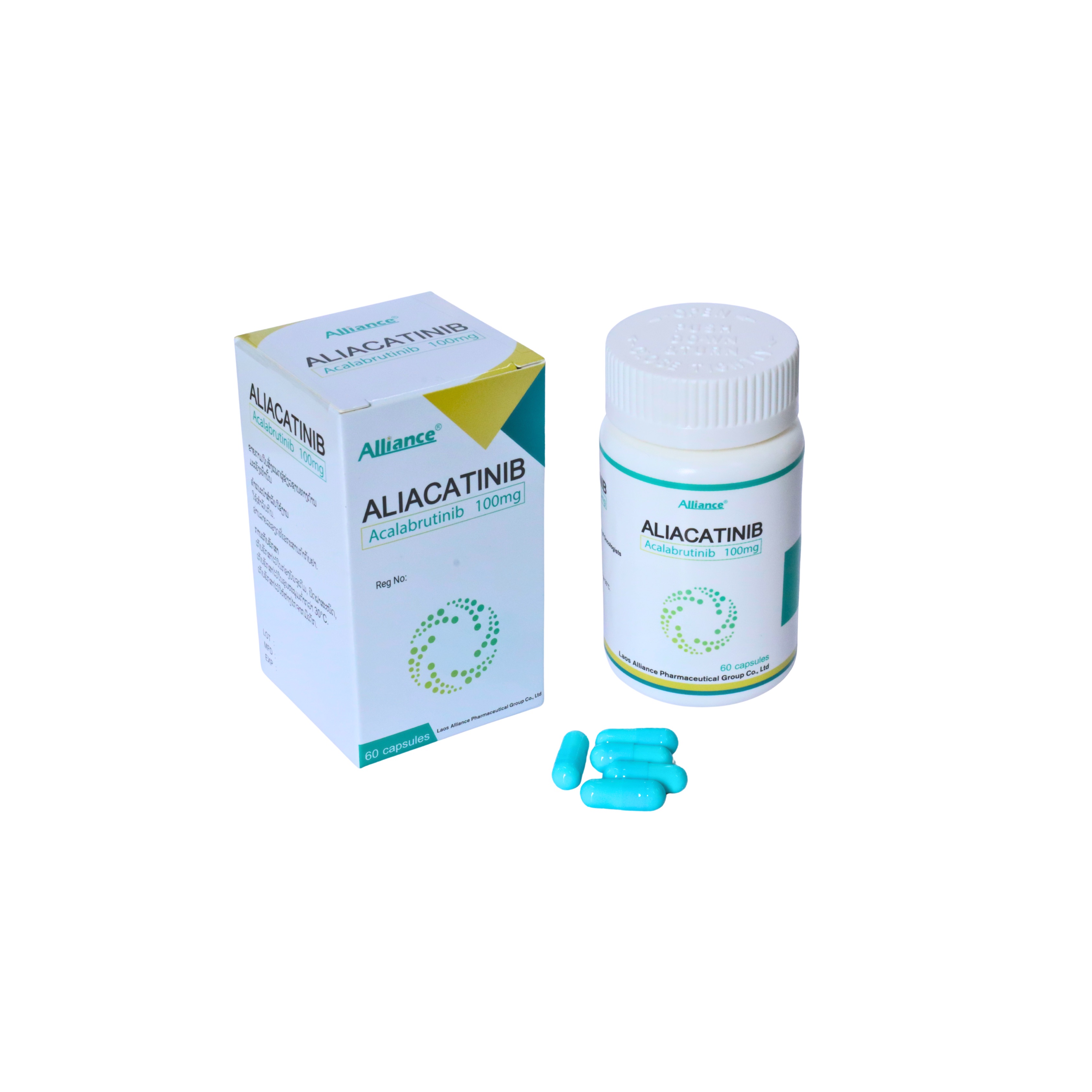 Acatinib Acalabrutinib 100mg/capsule 60 capsules/bottle Lao United Pharmaceutical [Logistics aging 7-14 days]