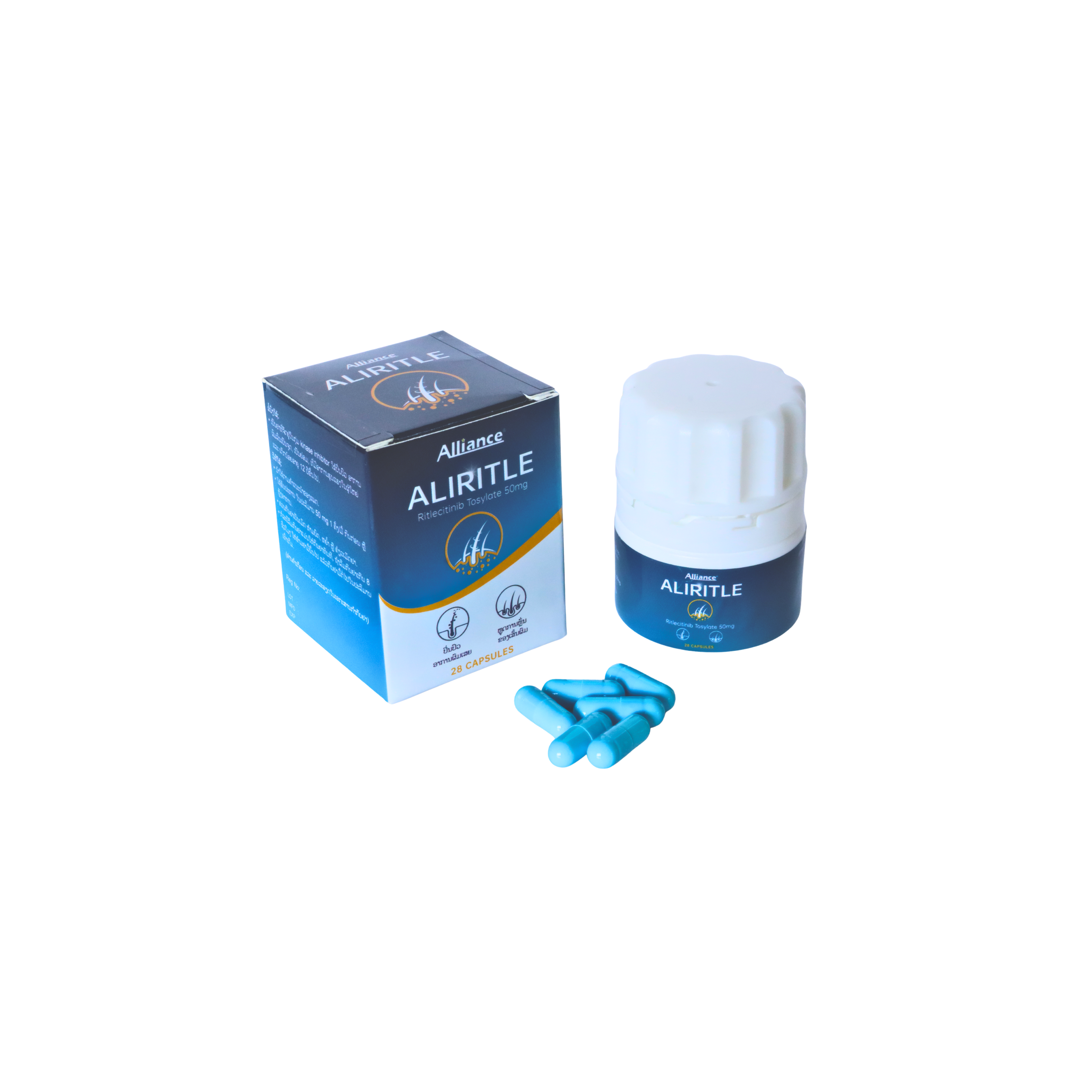 Rituxitinib Tosylate Ritlecitinib Tosylate 50mg/capsule 28 capsules/bottle Lao United Pharmaceutical Company [Logistics aging 7-14 days]