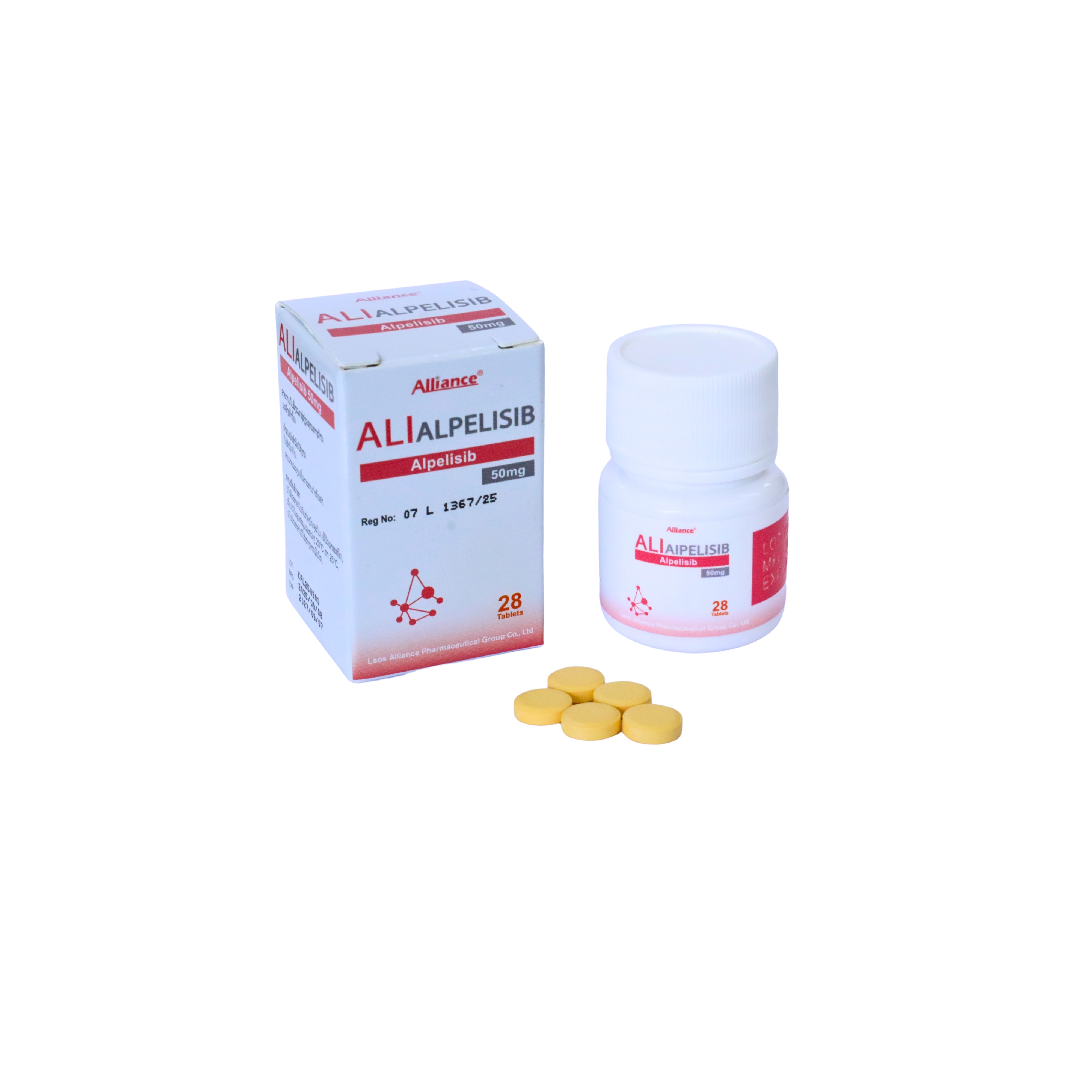 Apelisib tablets Alpelisib 50mg/tablet 28 tablets/bottle Lao United Pharmaceutical [Logistics aging 7-14 days]