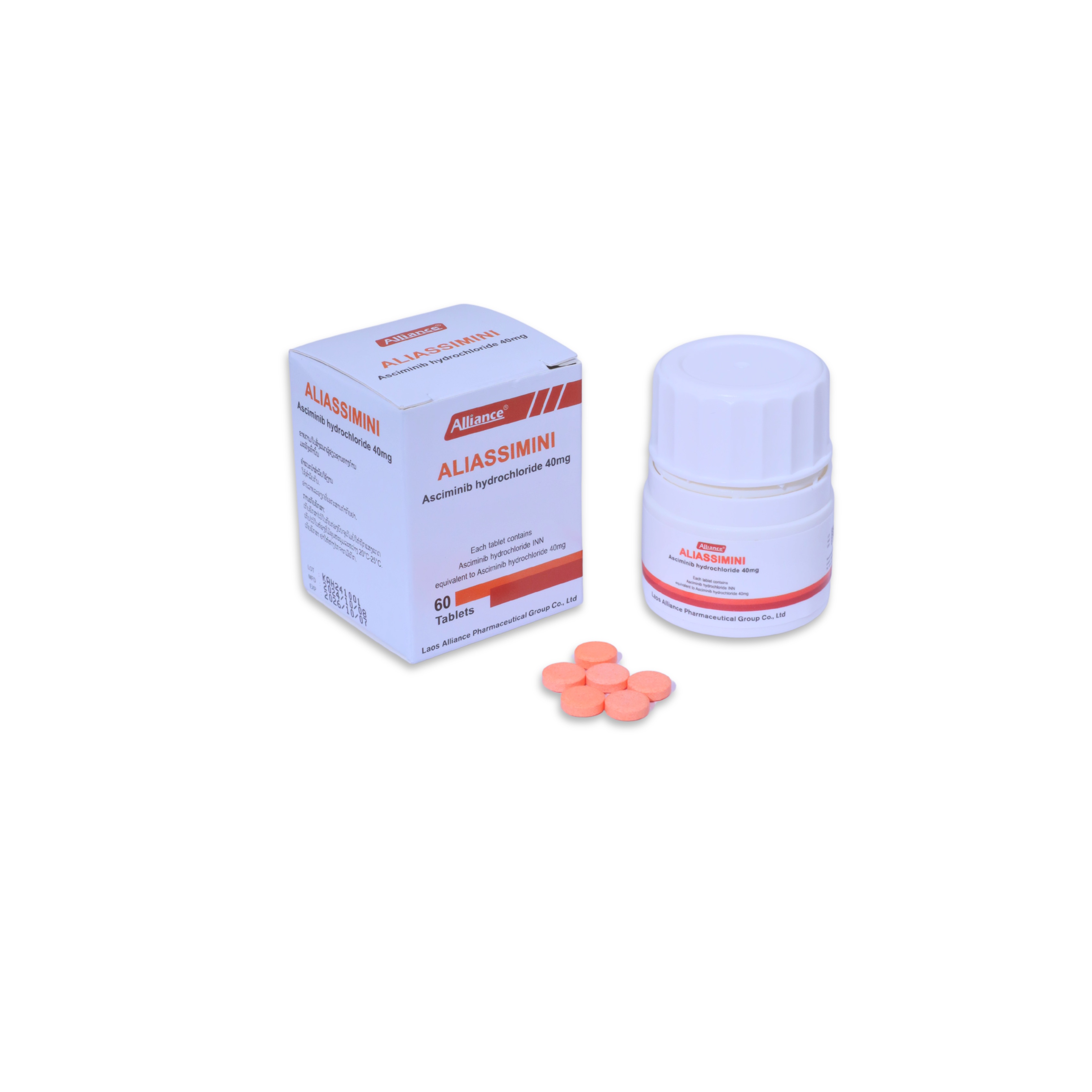 Asciminib hydrochloride 40 mg/tablet 60 tablets/bottle