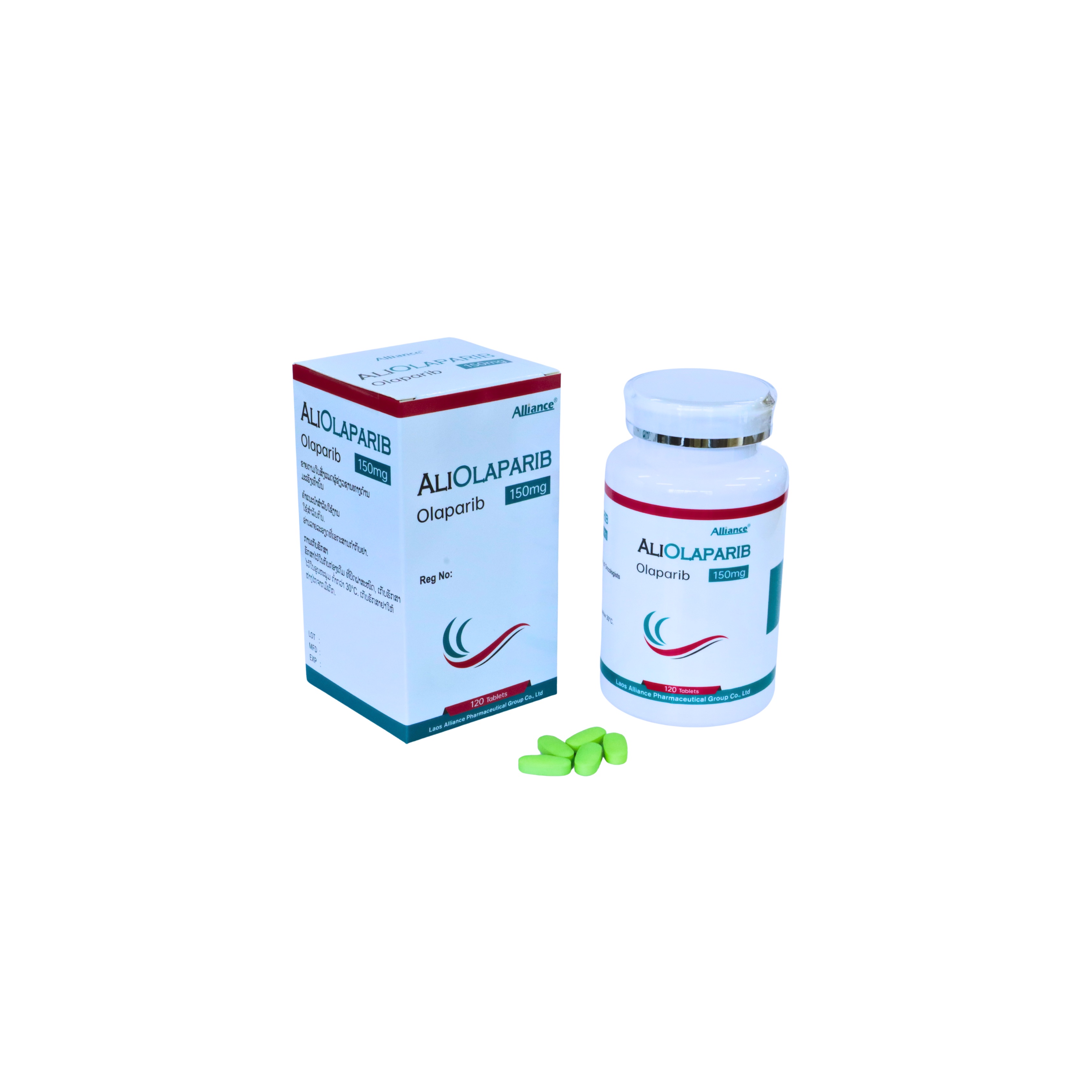 Olaparib tablets 150mg/tablet 120 tablets/bottle Lao United Pharmaceutical [Logistics aging 7-14 days]