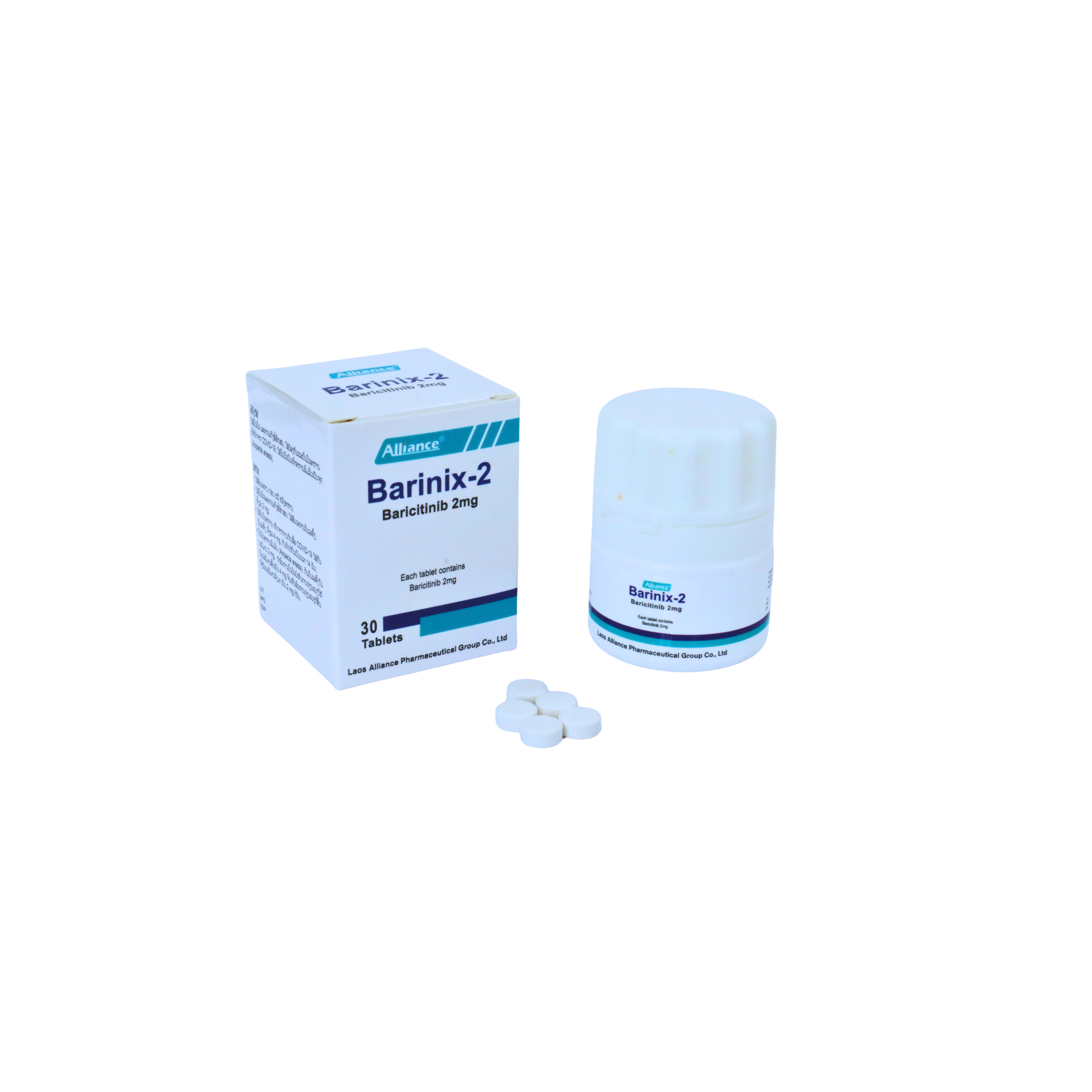 Baritinib-2BARINIX-2 30 tablets/bottle
