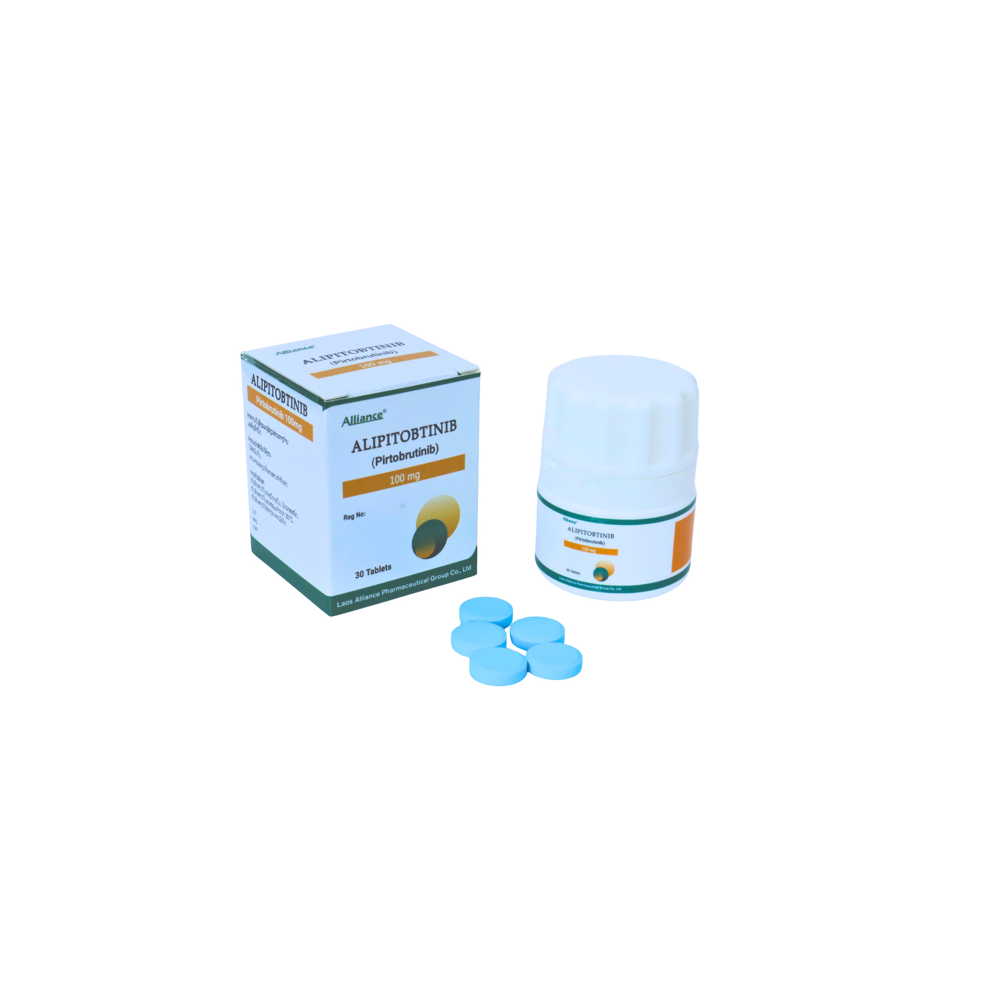 Pitobrutinib tablets pirtobrutinib 100mg/tablet 30 tablets/bottle Lao United Pharmaceutical [Logistics aging 7-14 days]