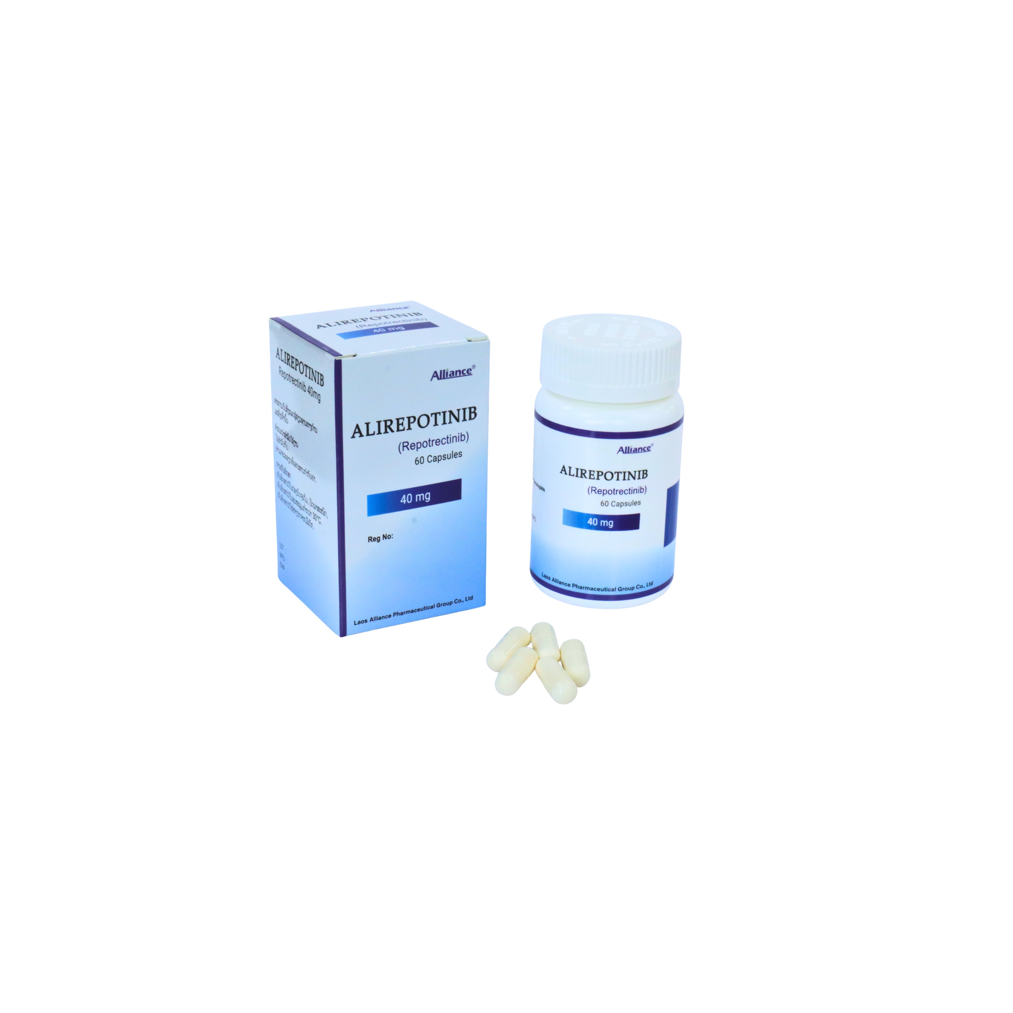 Repotrectinib 40mg/capsule 60 capsules/bottle Lao United Pharmaceutical [Logistics aging 7-14 days]