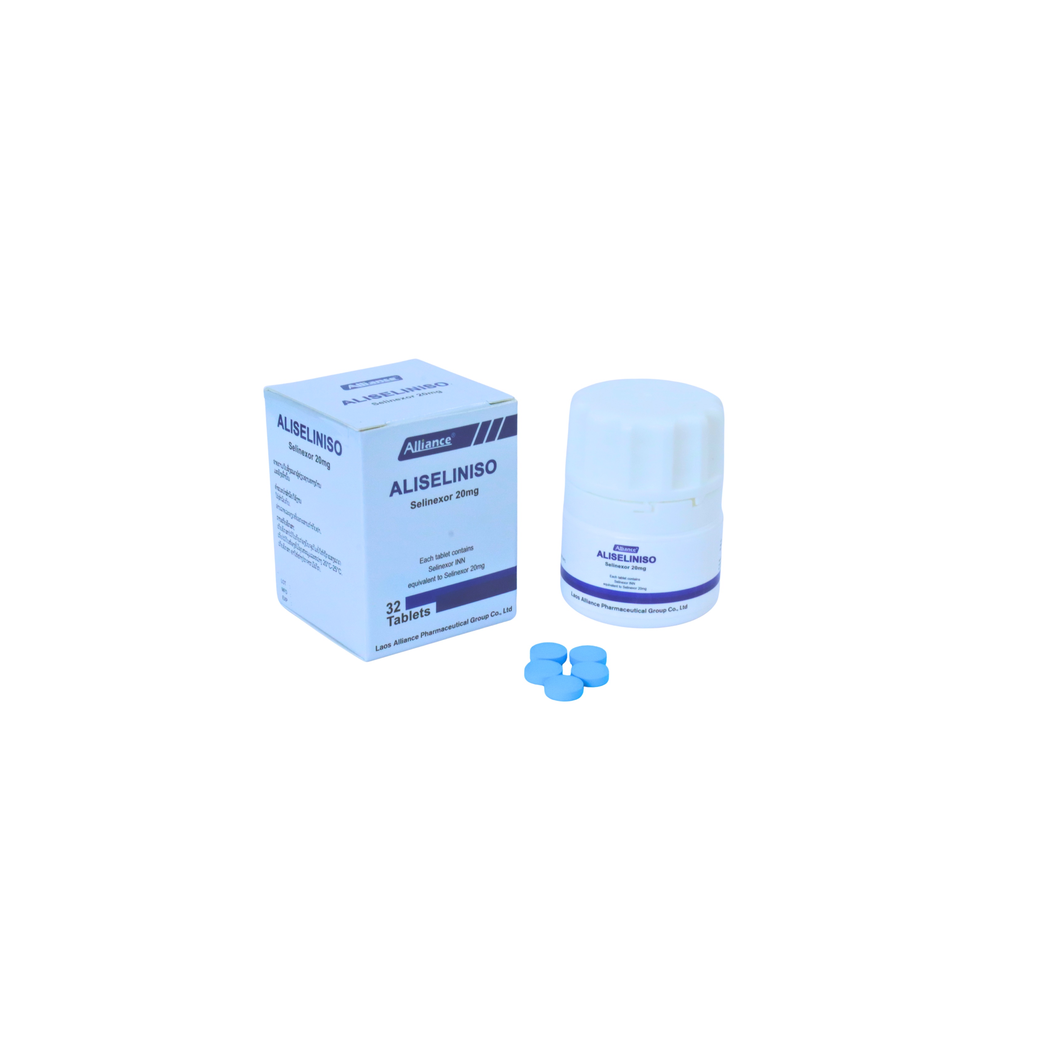 Selinexor 20mg/tablet 32 tablets/bottle Lao United Pharmaceutical [Logistics aging 7-14 days]