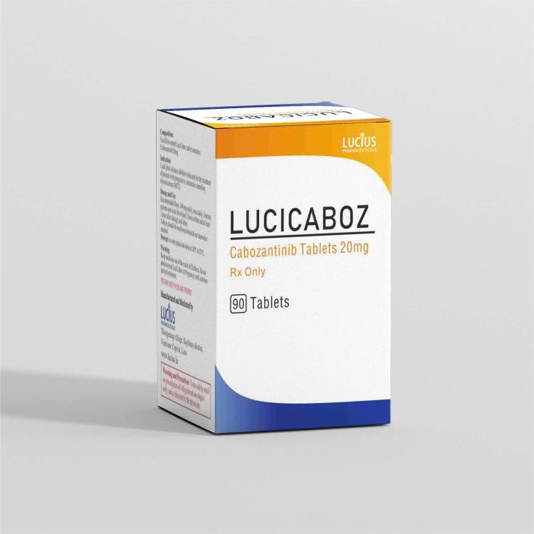 Cabozantinib tablets 20mg/tablet, 90 tablets/box