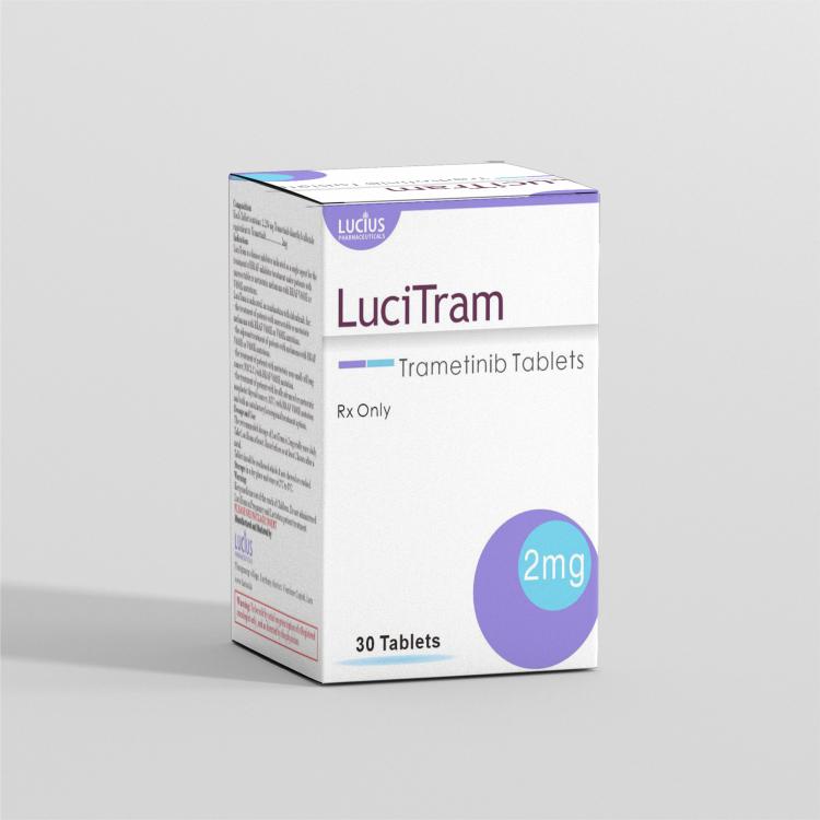 Trametinib tablets 2 mg/tablet, 30 tablets/box