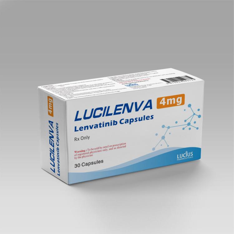 Levatinib 4 mg Lenvatinib capsules 4 mg/capsule, 30 capsules/box