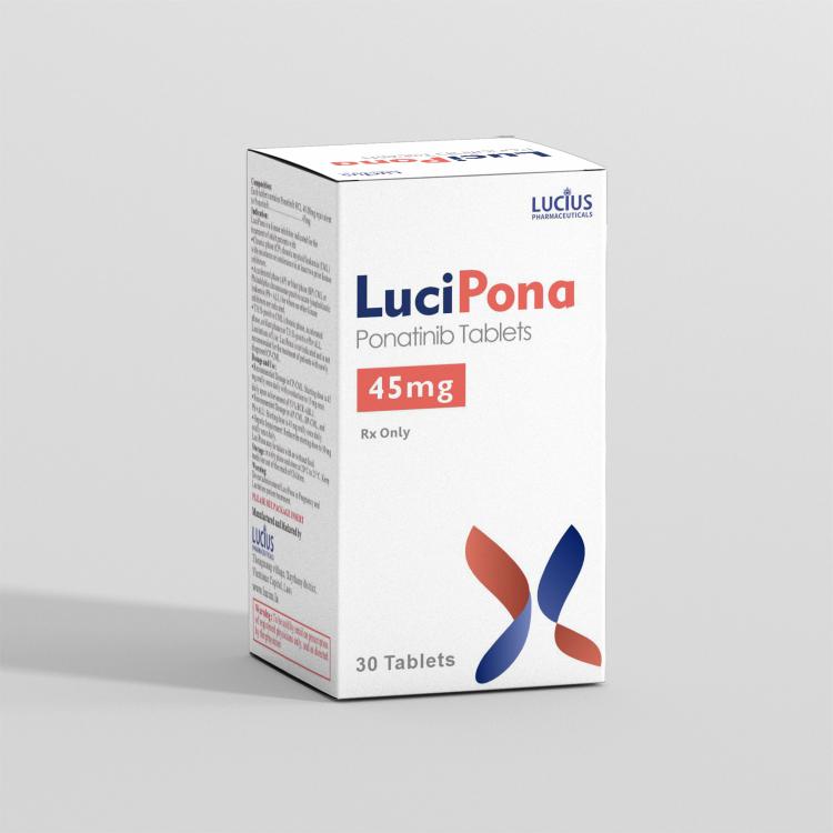 Punatinib 45mg Ponatinib tablets 45mg/tablet, 30 tablets/box