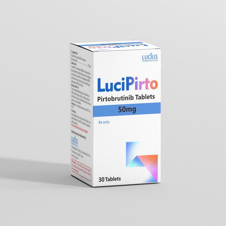 Pirtobrutinib tablets 50mg/tablet, 30 tablets/box