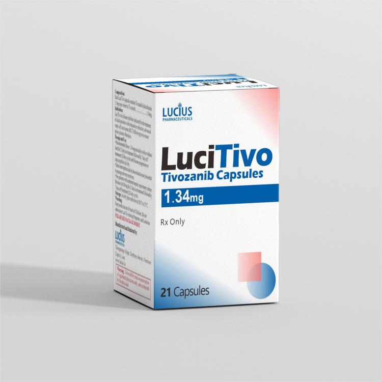 Tivozanib 1.34 mg Tivozanib capsules 1.34 mg × 21 capsules/box
