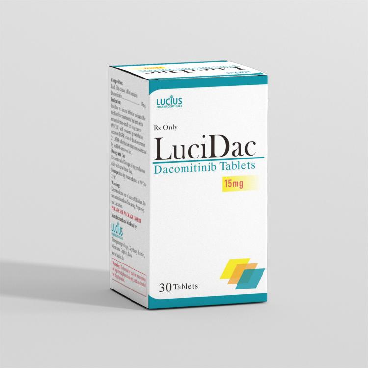 Dacomitinib 15mg Dacomitinib tablets 15mg/tablet x 30 tablets/box