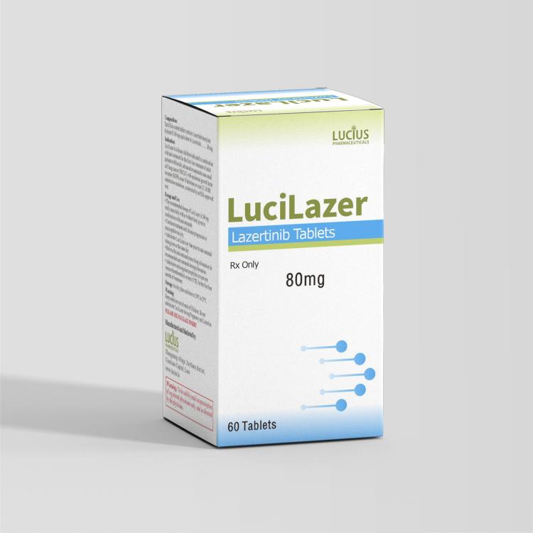 Lazertinib tablets 80 mg/tablet, 60 tablets/box