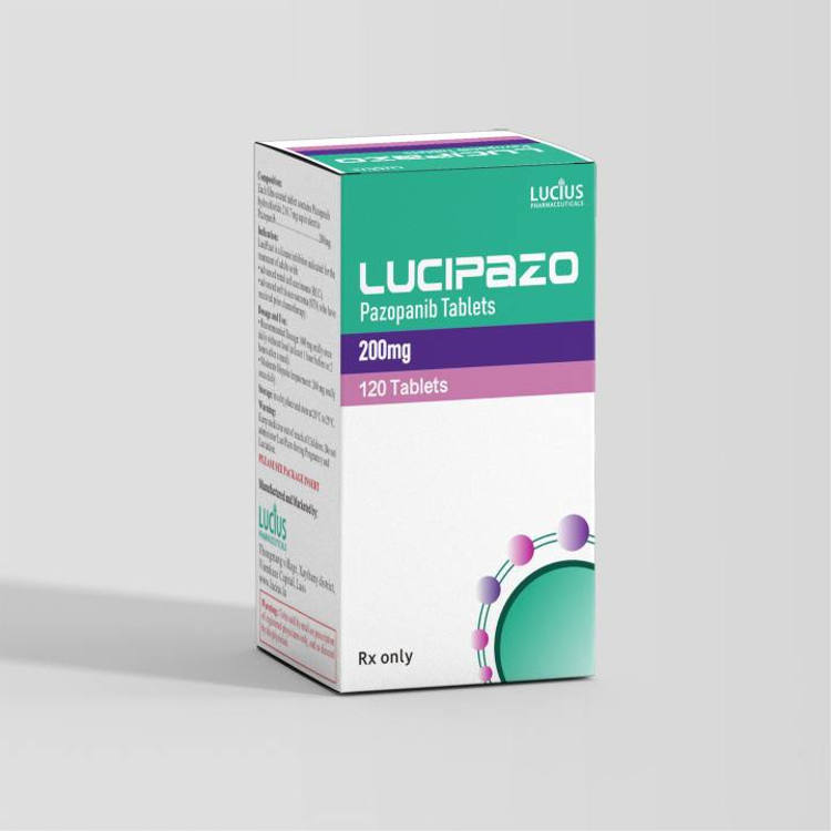 Pazopanib 200mg Pazopanib tablets 200mg/tablet, 120 tablets/box