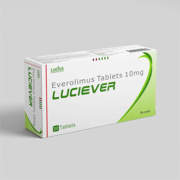 Everolimus 10mg tablets 10mg x 30 tablets/box
