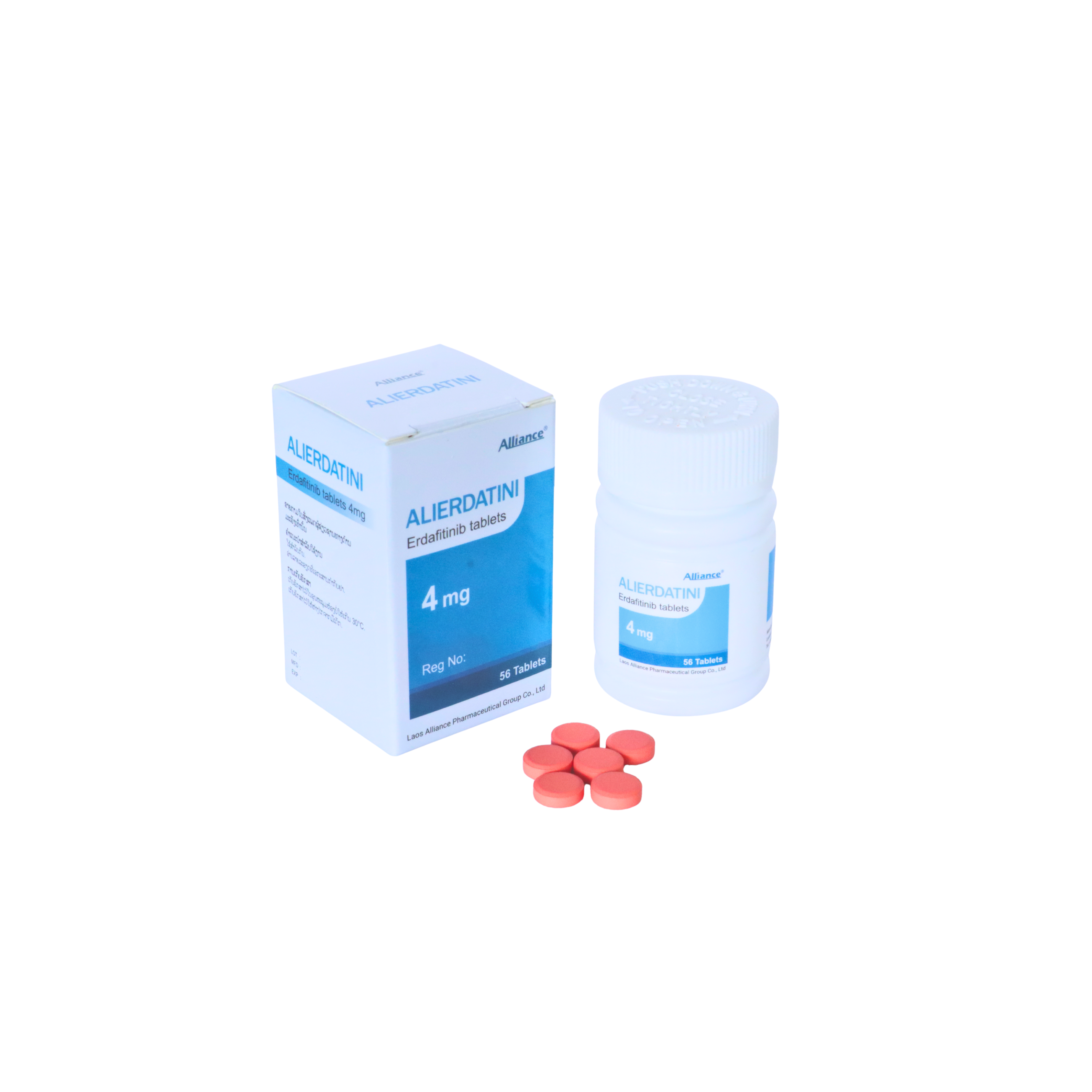 Erdatinib 4mg Erdafitinib 56 tablets/bottle