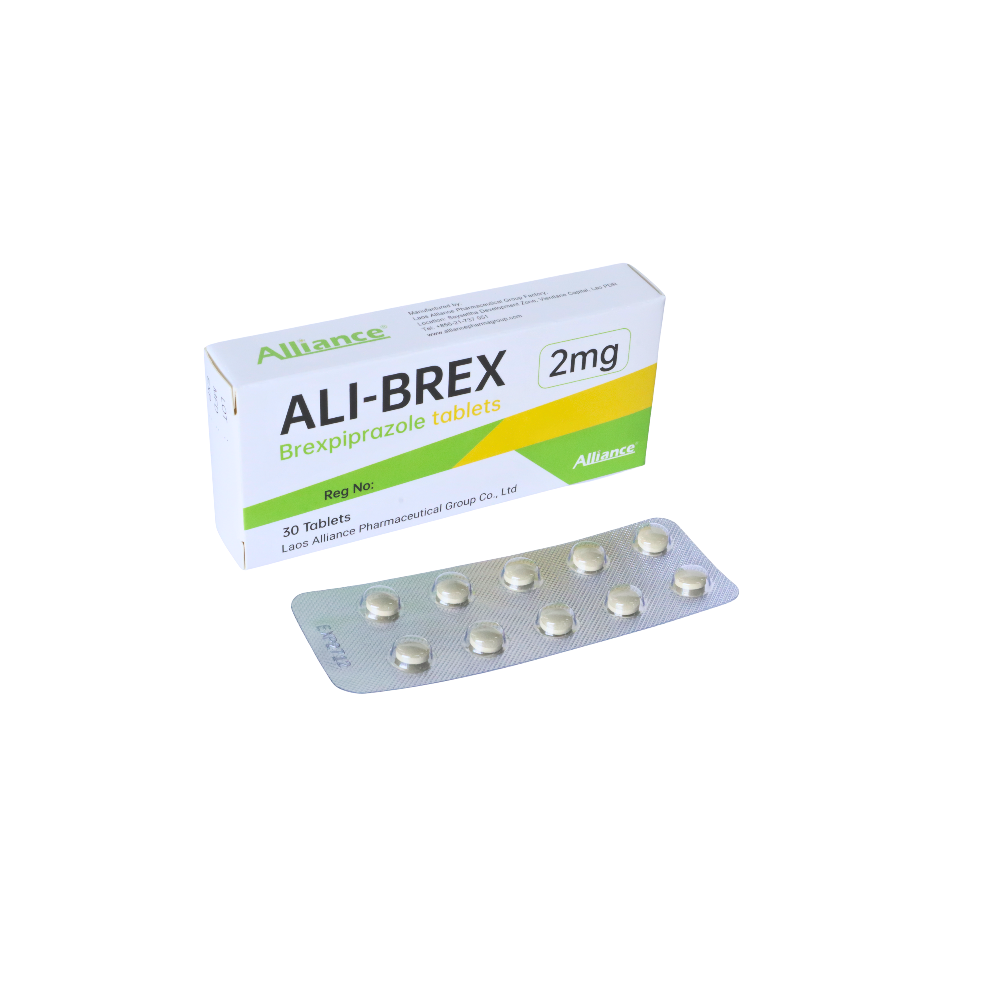 Bremiprazole ALI-BREX 2 mg 10 tablets/plate, 3 plates/box